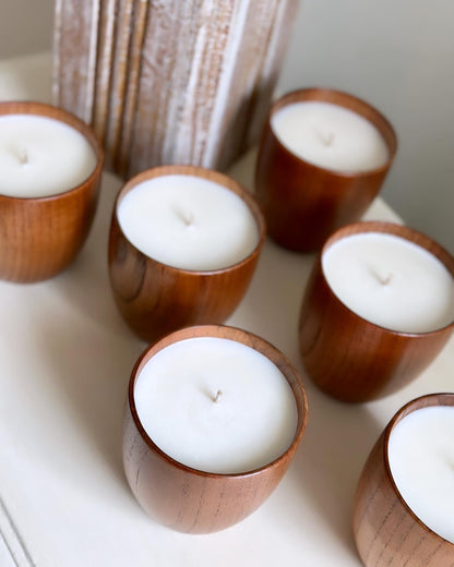 Handpoured Organic Driftwood Candles