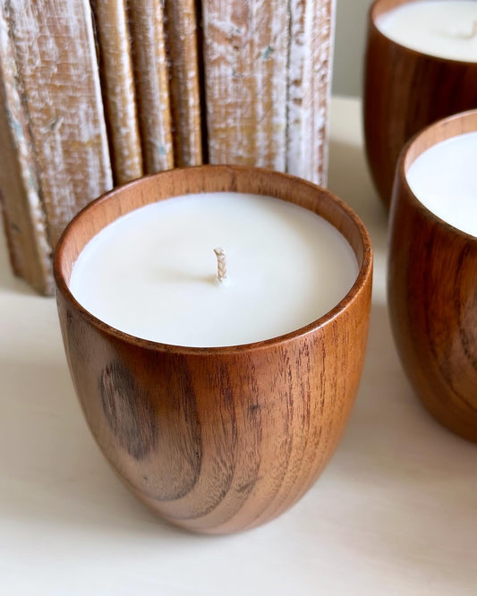 Handpoured Organic Driftwood Candles