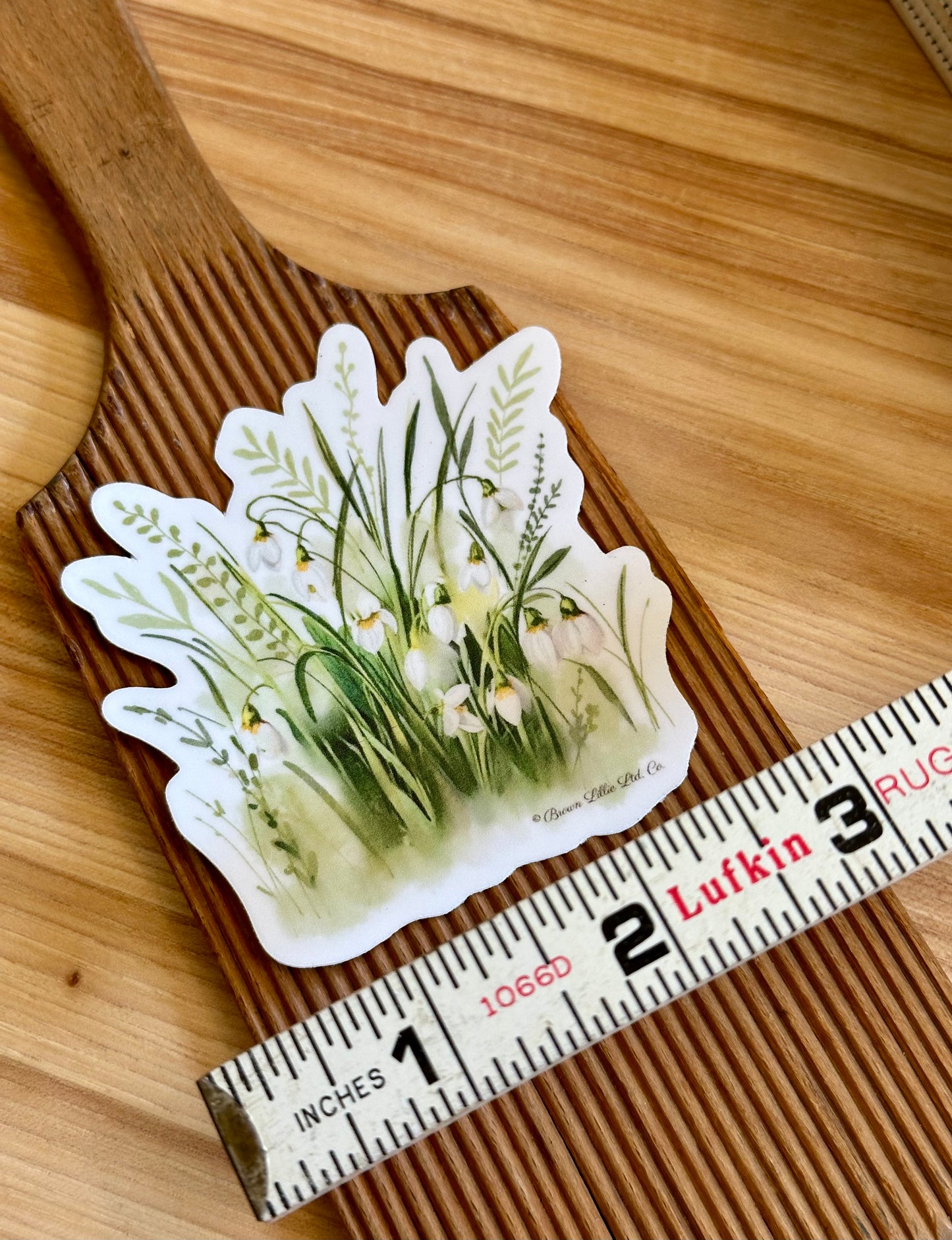 Snowdrops: 3” Vinyl Sticker/ January Birthflower