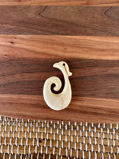 Hand Carved Ox Bone Pendants