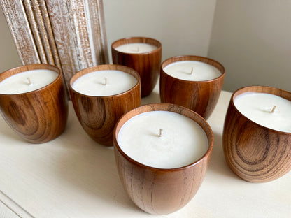 Handpoured Organic Driftwood Candles