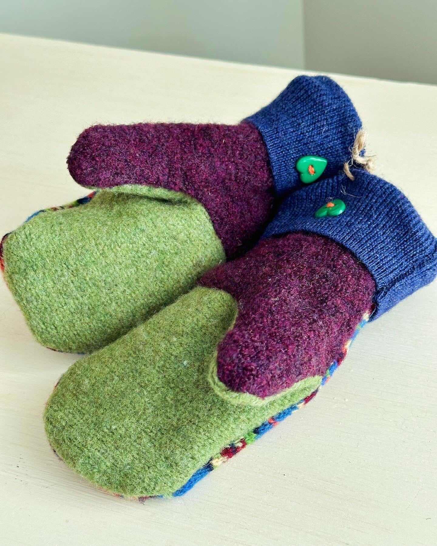 Handmade Children’s Sweater Mittens: Wilderness