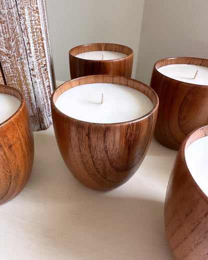 Handpoured Organic Driftwood Candles