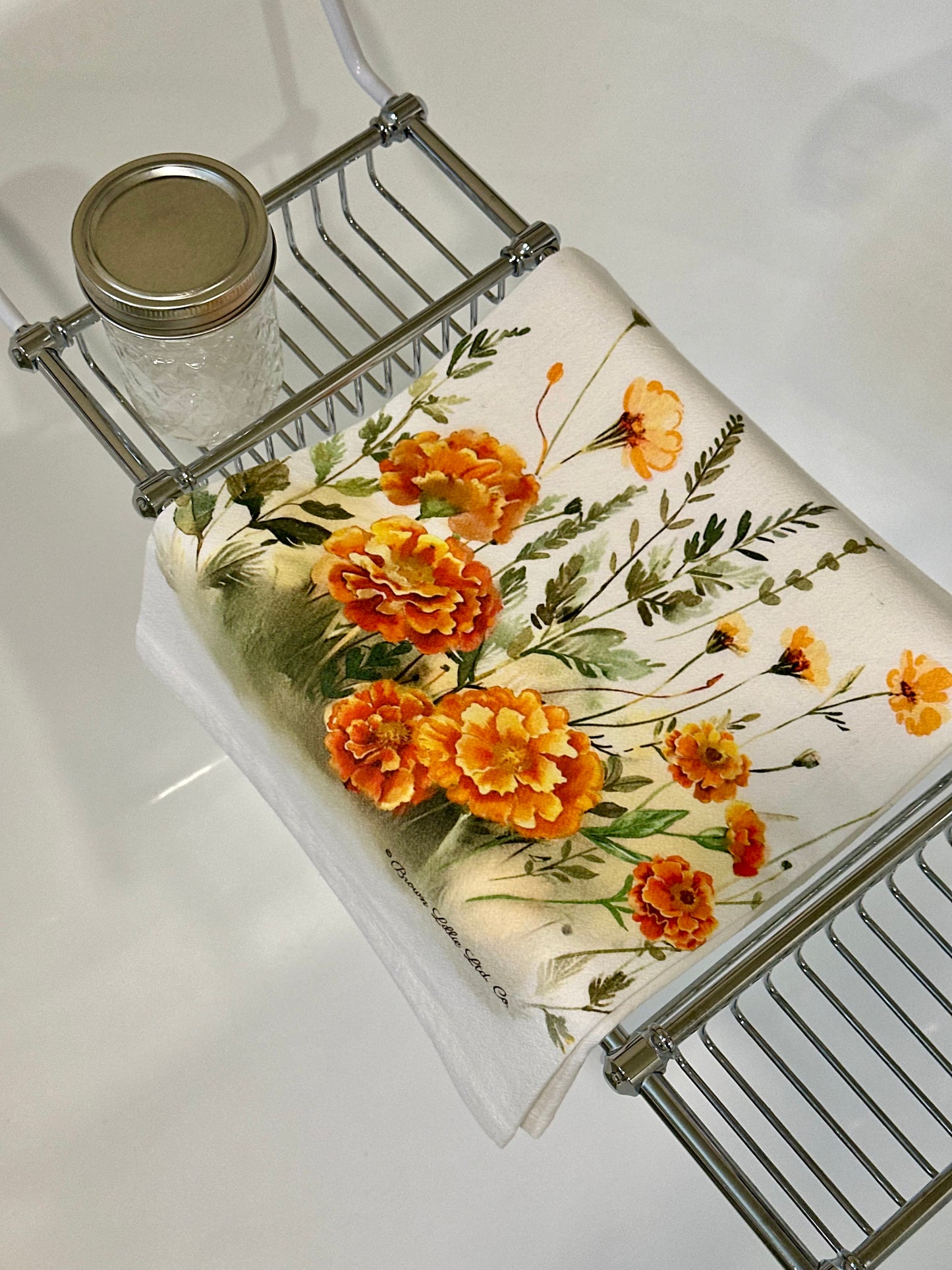 Tea Towel: Marigolds