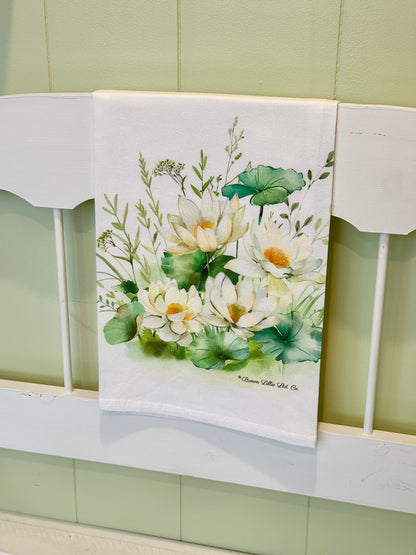 Tea Towel: Water Lilies