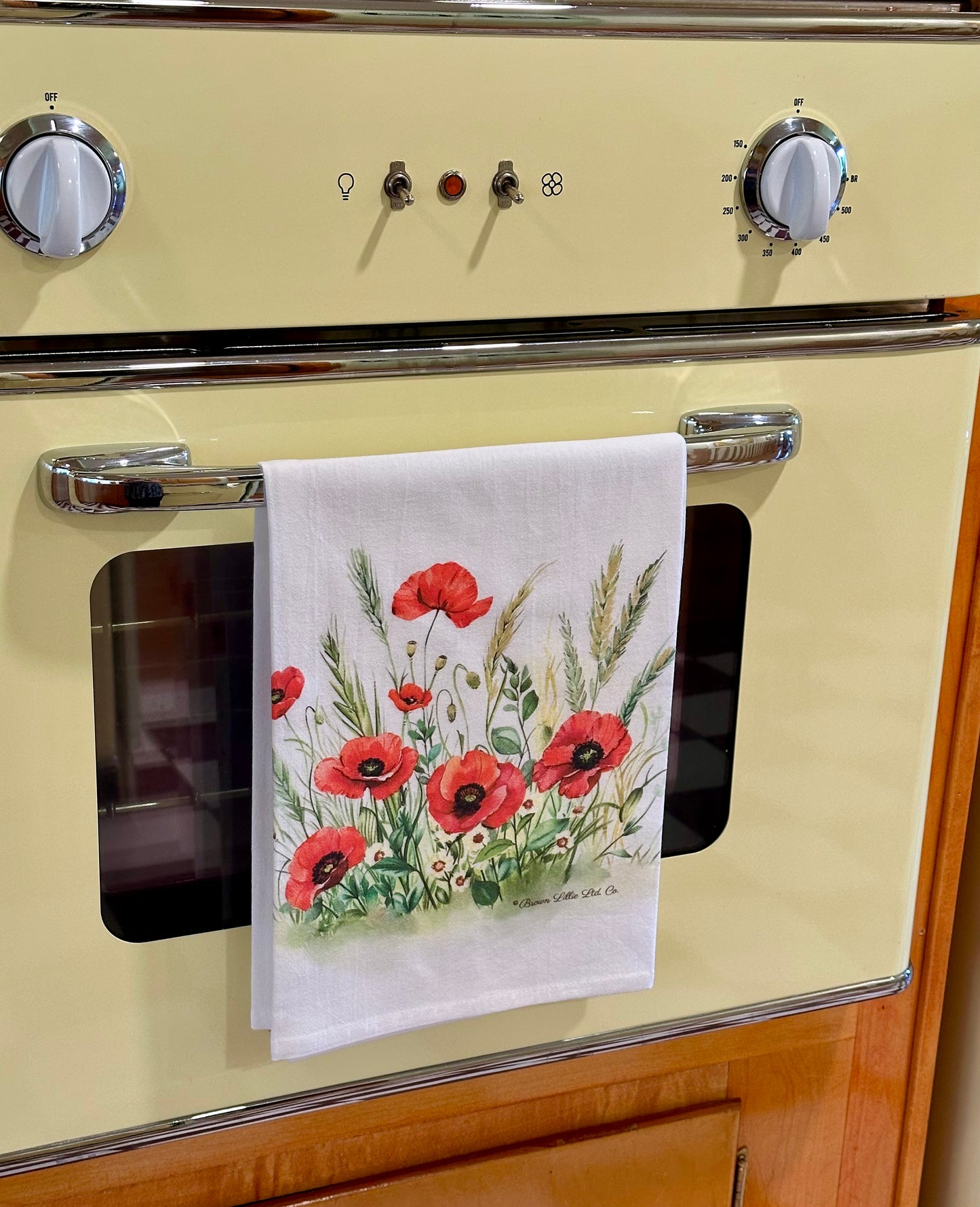 Tea Towel: Red Poppy