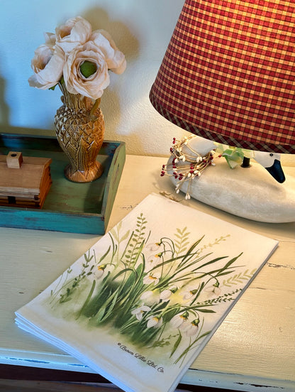 Tea Towel: Snowdrops