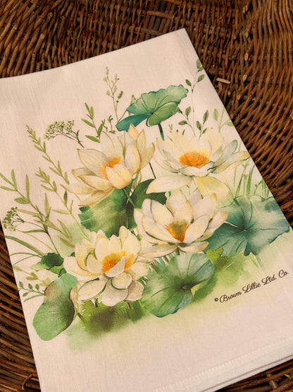 Tea Towel: Water Lilies