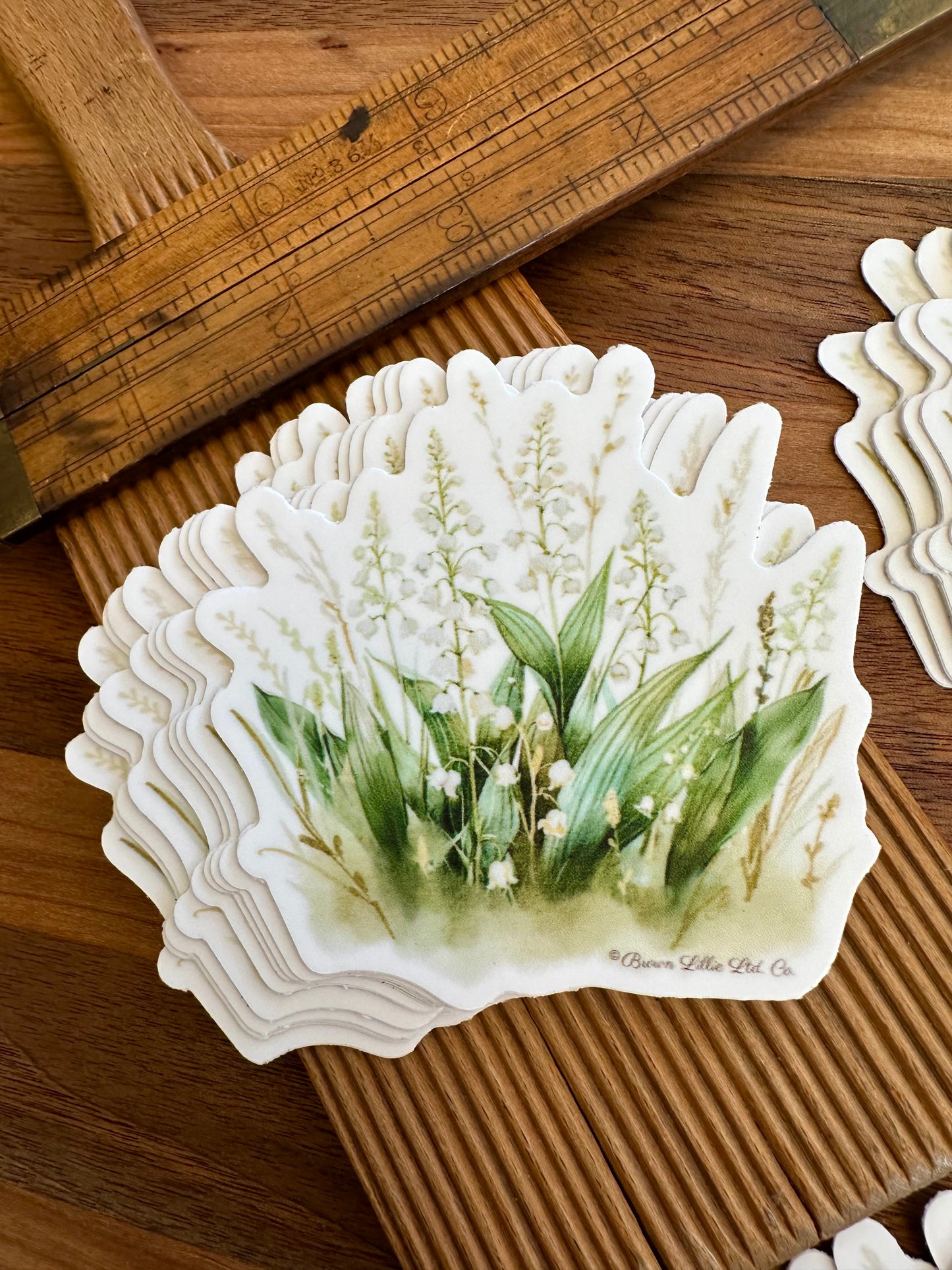 Lily of the Valley: 3” Waterproof Vinyl Sticker | May Birth Flower *Free Shipping