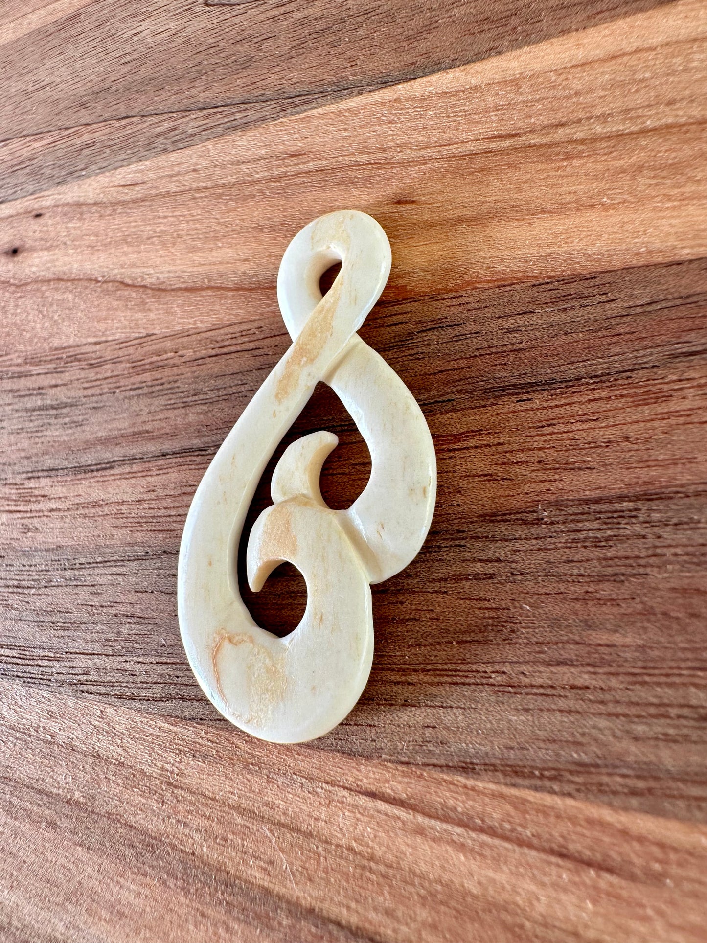 Hand Carved Ox Bone Pendants