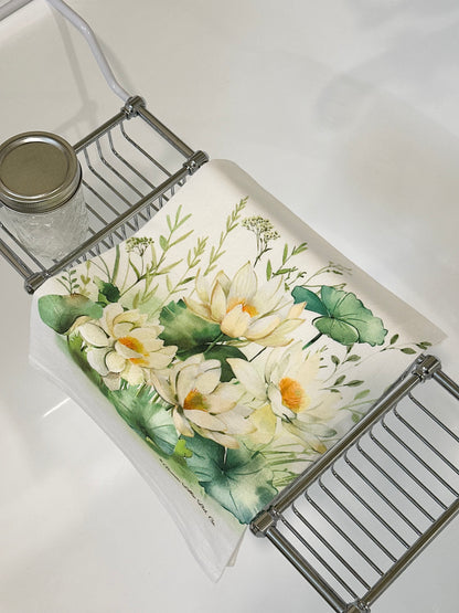 Tea Towel: Water Lilies