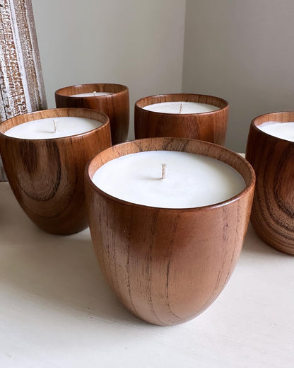 Handpoured Organic Driftwood Candles