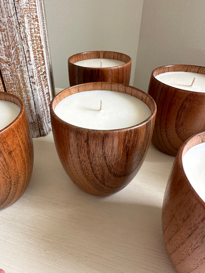 Handpoured Organic Driftwood Candles