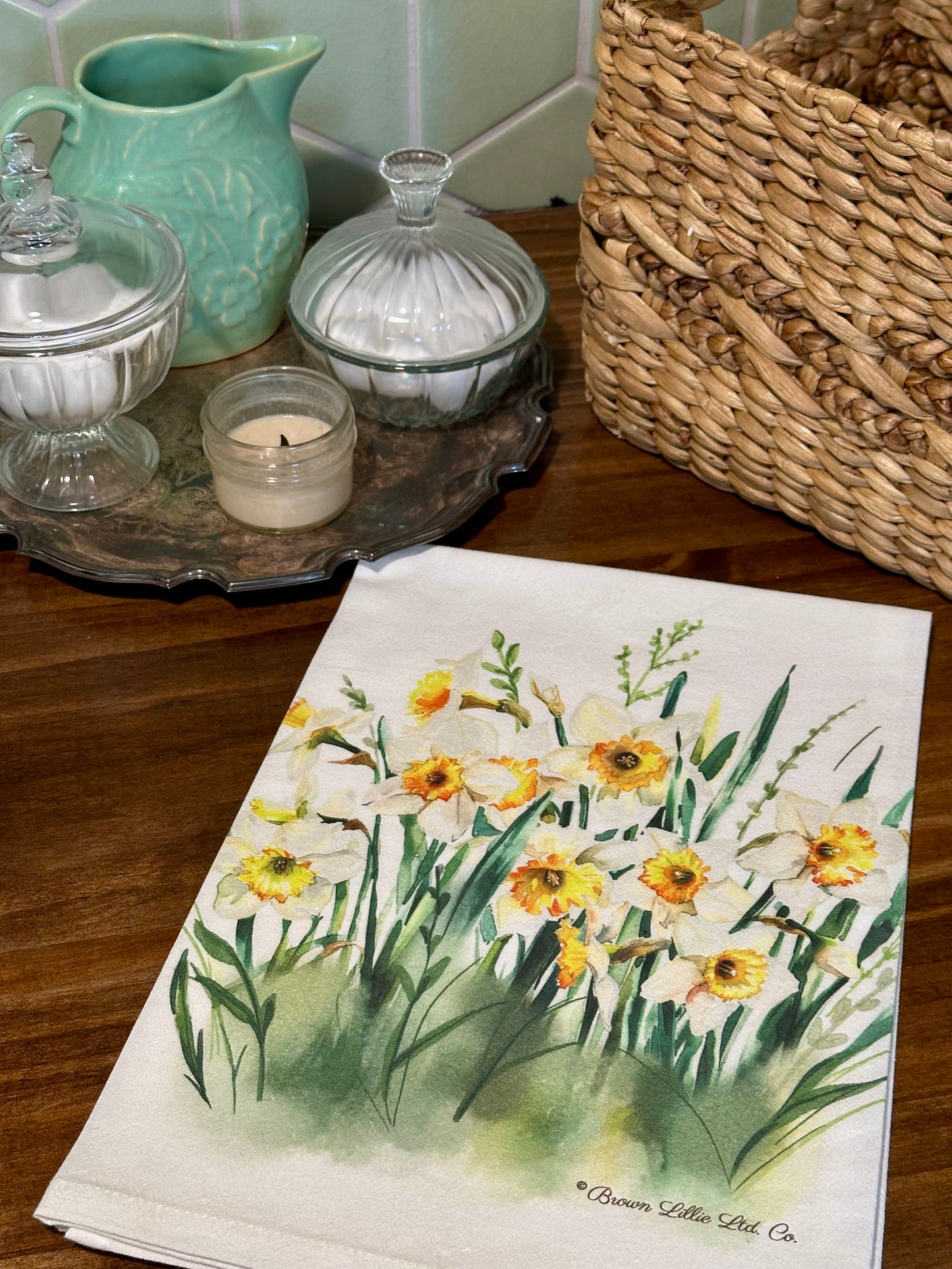 Tea Towel: Daffodils