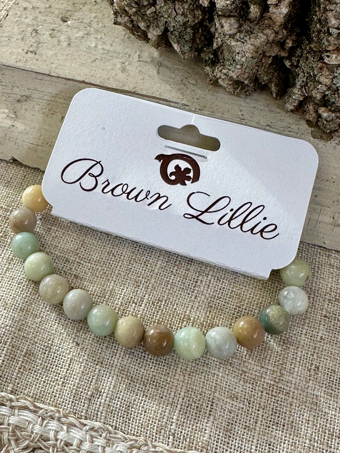 Waterfall: by Brown Lillie *Stone Bracelet