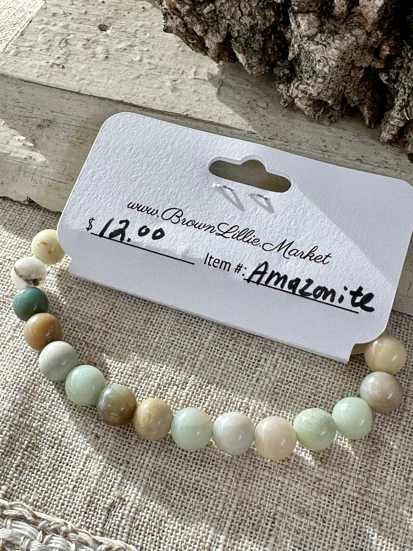 Waterfall: by Brown Lillie *Stone Bracelet