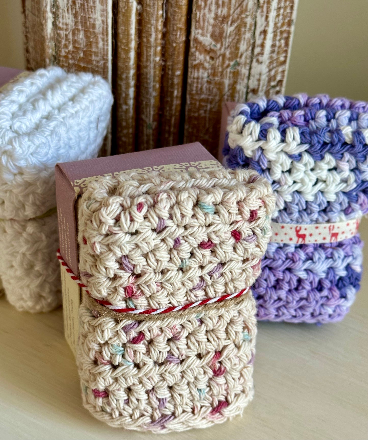 Sugar Cookie Soap Washcloth Set