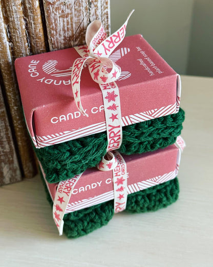 Candy Cane Soap & Washcloth Set | Gift Set