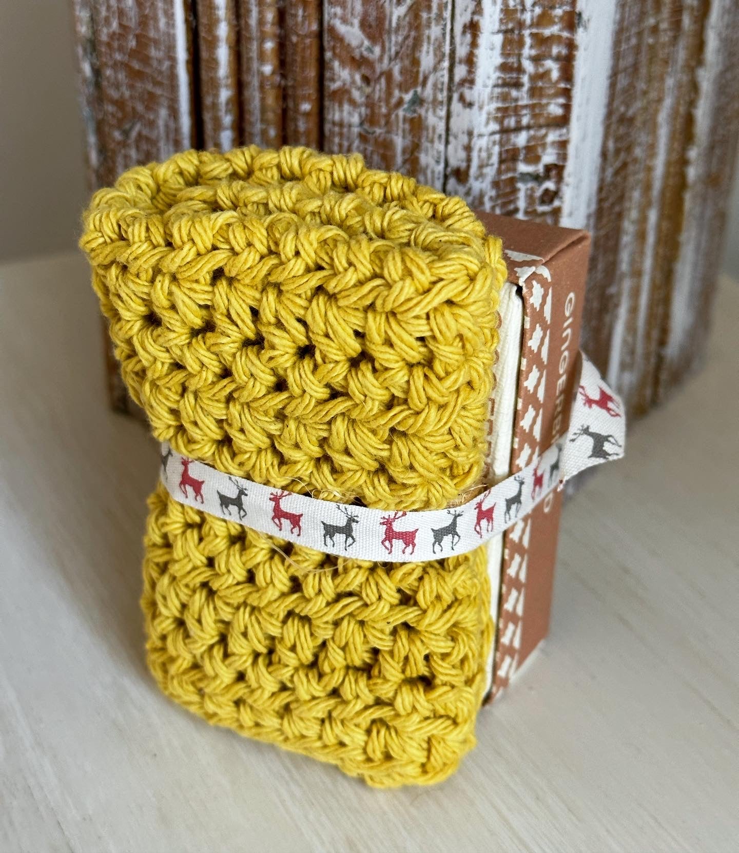 Gingerbread Soap Washcloth Set