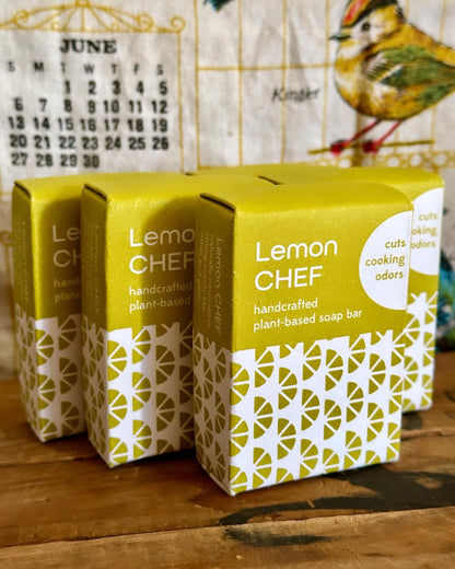 Plant Based Soap Bar: Lemon Chef