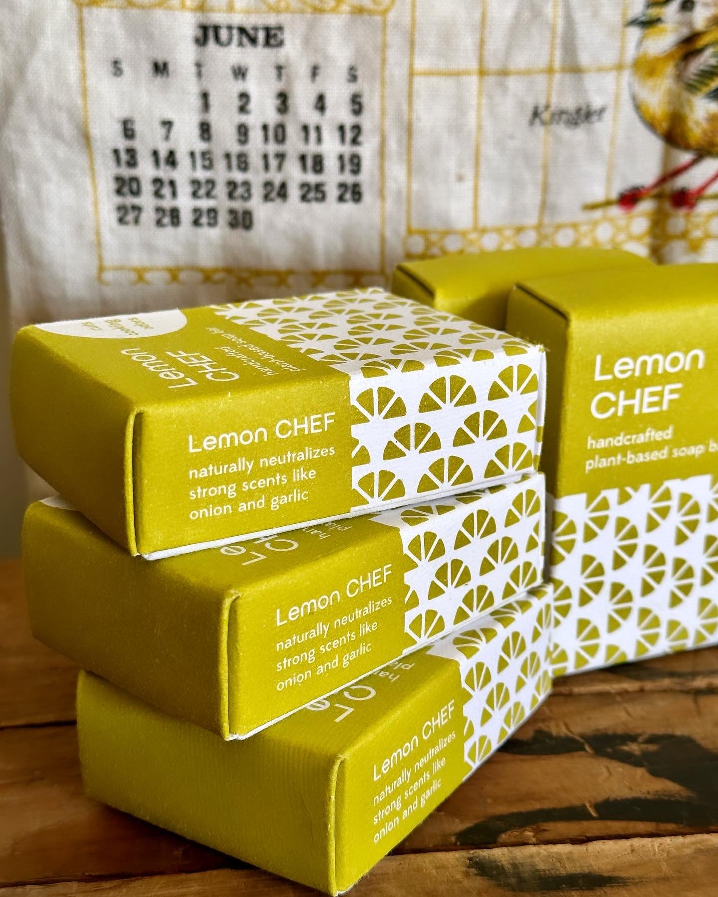 Plant Based Soap Bar: Lemon Chef