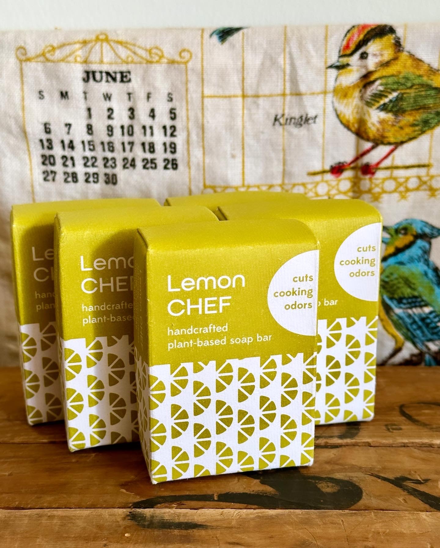 Plant Based Soap Bar: Lemon Chef