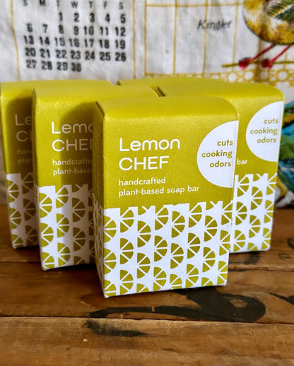 Plant Based Soap Bar: Lemon Chef