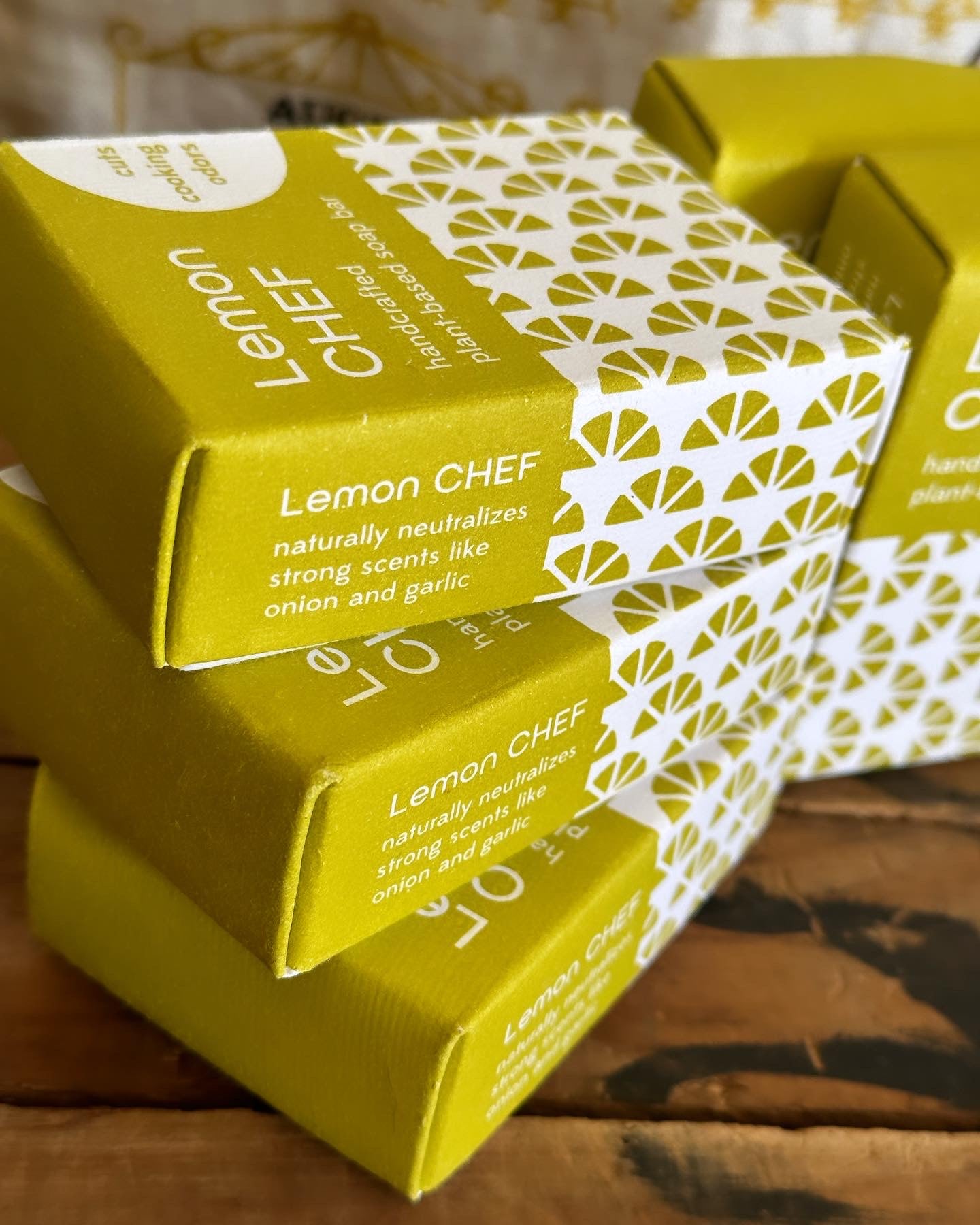 Plant Based Soap Bar: Lemon Chef