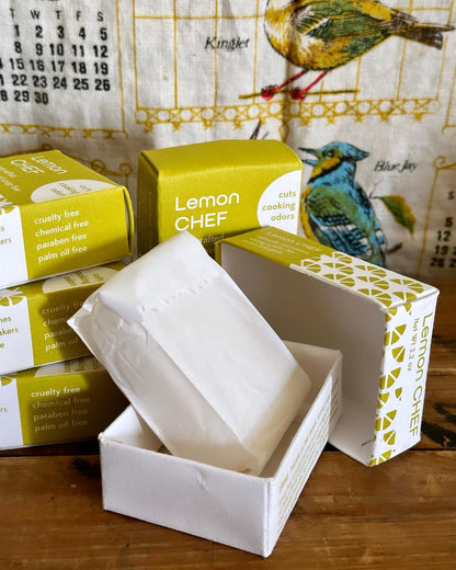 Plant Based Soap Bar: Lemon Chef