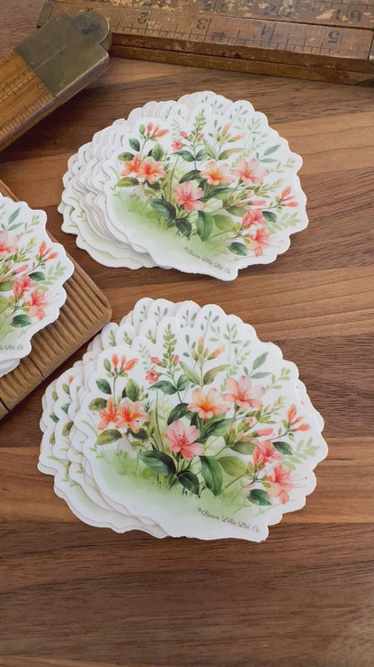 Honeysuckle’s: 3” Waterproof Vinyl Sticker | June Birth Flower *Free Shipping