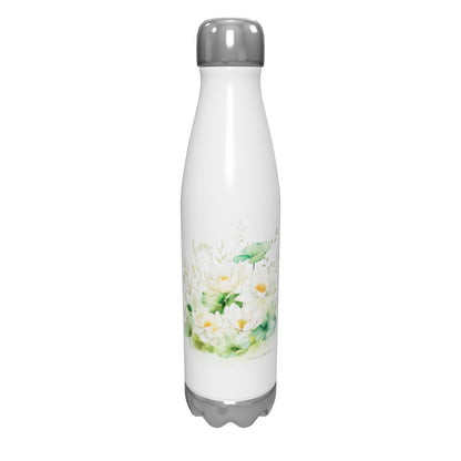 July Water Lily: Stainless Steel Water Bottle